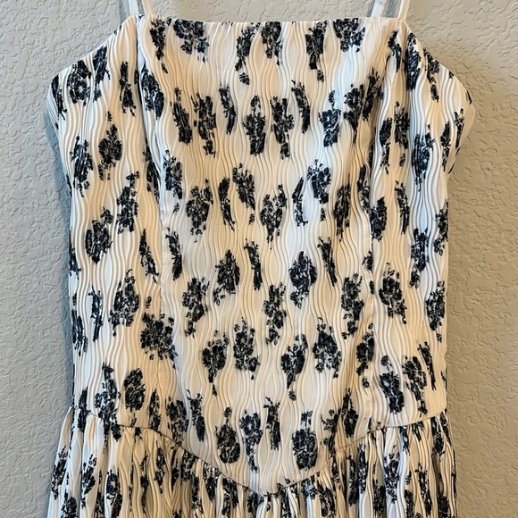 Hutch Drop-Waist Plissé Midi Dress - Picture 2 of 2